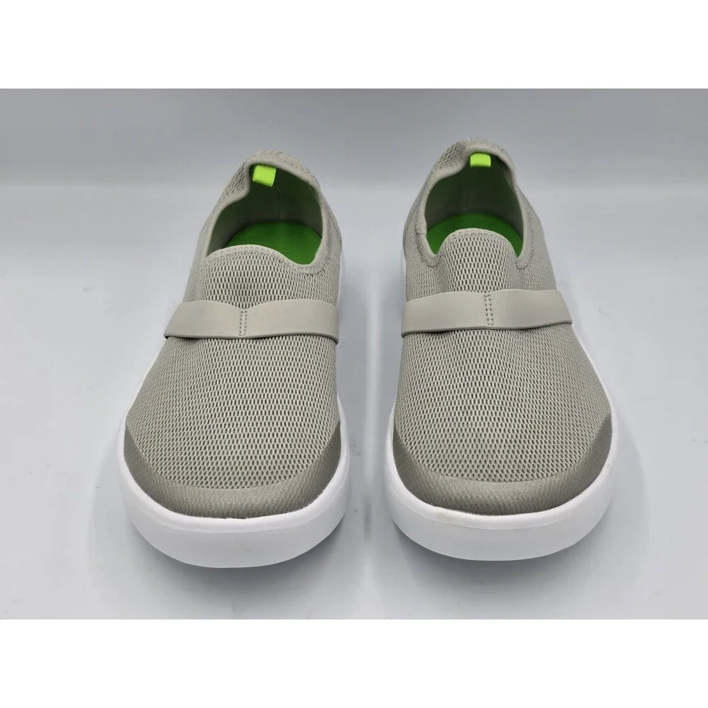 OOFOS OOmg Unisex Shoes Womens 9 Low Gray Mesh Slip On Recovery Comfort Slip On